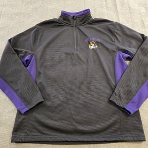 East Carolina University ECU Fan Student 1/4 Zip Men's  Lightweight Pullover M